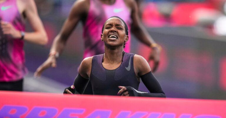 faith-kipyegon-sets-women-s-mile-record-misses-sub-4-goal